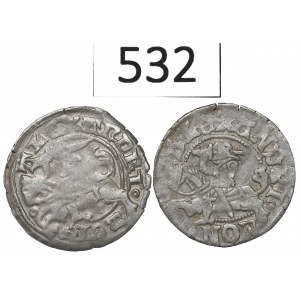 Alexander Jagellon, lot of Halfgroats without date, Vilnius