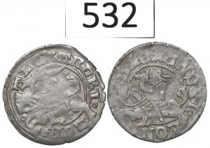 Alexander Jagellon, lot of Halfgroats without date, Vilnius