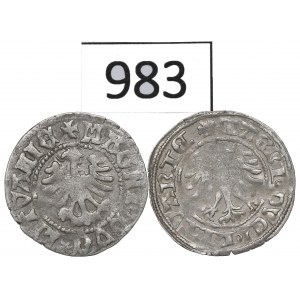 Alexander Jagellon, lot of Halfgroats without date, Vilnius