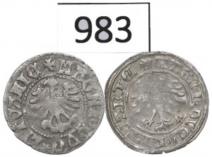 Alexander Jagellon, lot of Halfgroats without date, Vilnius