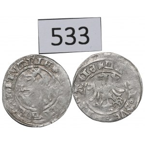 Alexander Jagellon, lot of Halfgroats without date, Vilnius