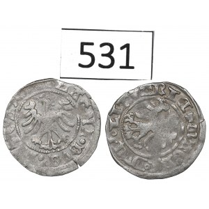 Alexander Jagellon, lot of Halfgroats without date, Vilnius