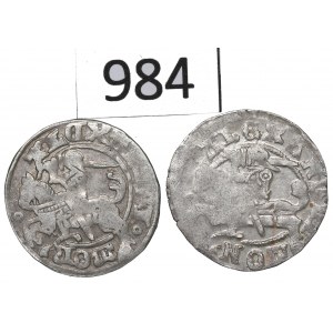 Alexander Jagellon, lot of Halfgroats without date, Vilnius