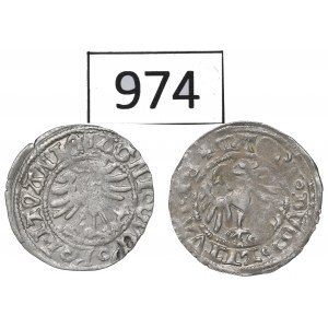 Alexander Jagellon, lot of Halfgroats without date, Vilnius