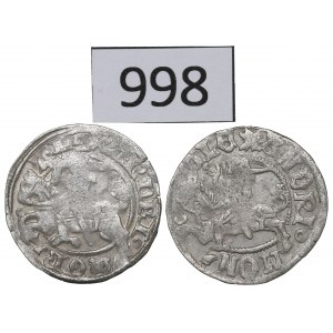 Alexander Jagellon, lot of Halfgroats without date, Vilnius
