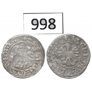 Alexander Jagellon, lot of Halfgroats without date, Vilnius