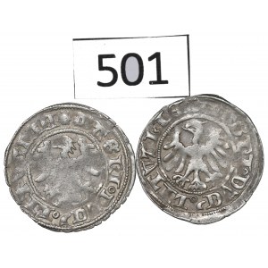 Alexander Jagellon, lot of Halfgroats without date, Vilnius