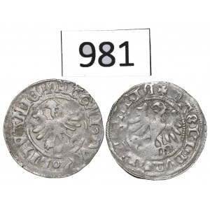 Alexander Jagellon, lot of Halfgroats without date, Vilnius