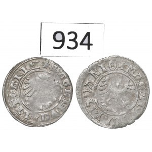 Alexander Jagellon, lot of Halfgroats without date, Vilnius