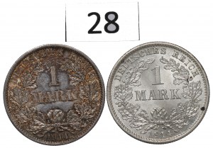 Germany, Lot 1 mark 1914