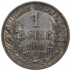 German East Africa, 1 rupee 1910