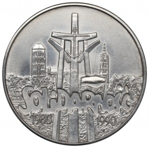 Third Republic, 100,000 zloty 1990 Solidarity Type A