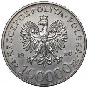 III RP, 100.000 złotych 1990 Solidarność typ A