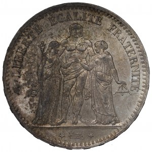France, 5 francs 1877