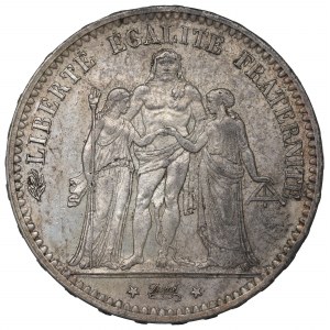 France, 5 francs 1876