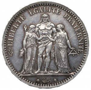 France, 5 francs 1873