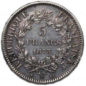 France, 5 francs 1873