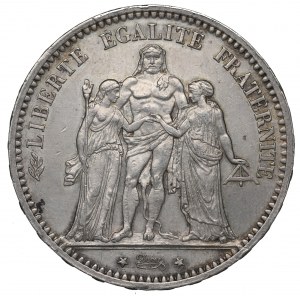 France, 5 francs 1873