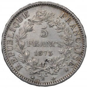 Frankreich, 5 Franken 1873