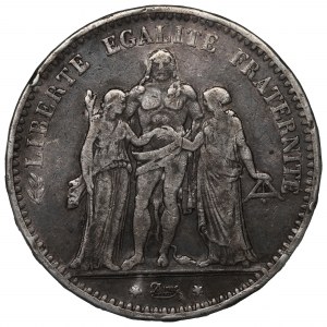 France, 5 francs 1874 K