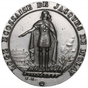 France, Jacob de Molay Lodge Medal No 124/500