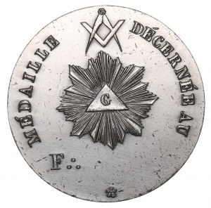 France, Jacob de Molay Lodge Medal No 124/500