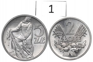 People's Republic of Poland, Set of 2-5 Gold 1970-74