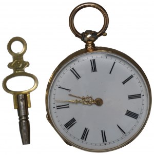 Pocket watch in 18kt gold