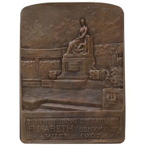Austria, Medal unveiling the monument to Empress Elizabeth 1907