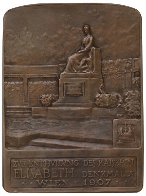 Austria, Medal unveiling the monument to Empress Elizabeth 1907