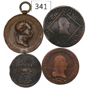 Austria e Ungheria, set di monete e medaglie