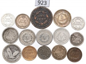 USA, Lot of minor coins