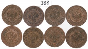 Russia, Lot 3 kopecks 1878-1916