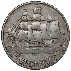 II Republic of Poland, 5 zloty 1936 Ship