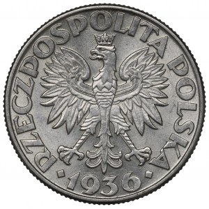 II Republic of Poland, 2 zlote 1936, Ship