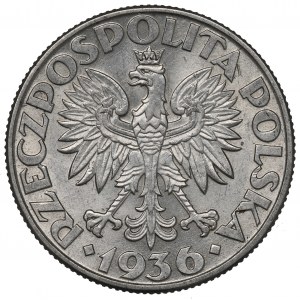 II Republic of Poland, 2 zlote 1936, Ship