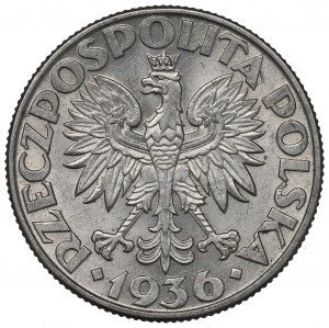 II Republic of Poland, 2 zlote 1936, Ship