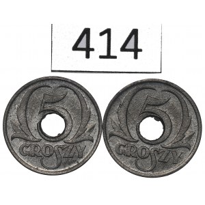 GG, Zestaw 5 groszy 1939
