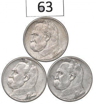 Second Republic, Set of 2 Gold 1934 Pilsudski