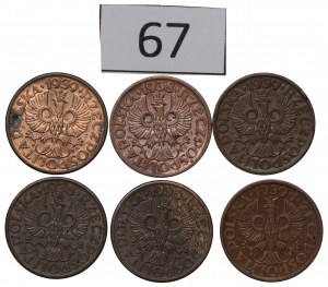 Second Republic, Set of 1 penny 1938-39