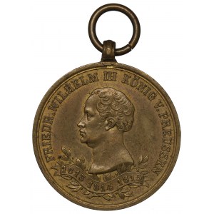 Germany, Prussia, Medal 50 years Napoleonic Wars
