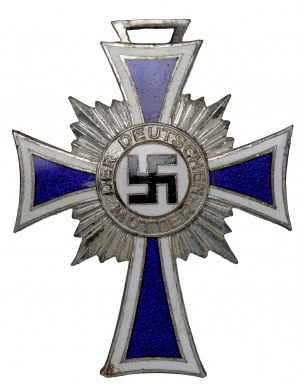 III Reich, Silver Mother Cross for 6-7 children 1938