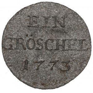 Germany, Prussia, 1 groschel 1773 B