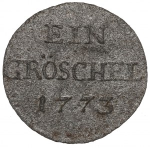 Germany, Prussia, 1 groschel 1773 B
