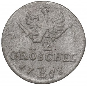 Silesia under Prussian rule, 2 Gröschel 1753, Wrocław