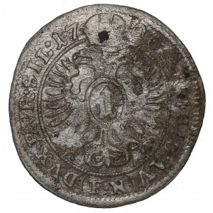 Schlesien under Habsburg, Leopold, 1 kreuzer 1700, Oppeln