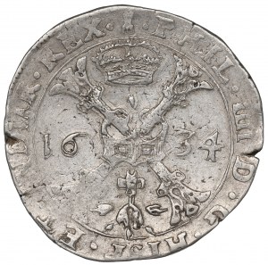 Spanish Netherlands, Tournai, Philip IV, Patagon 1634