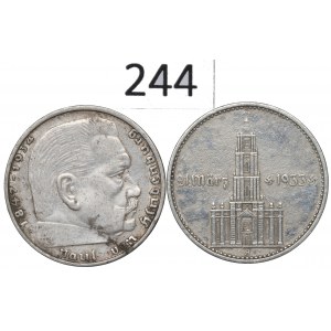 Germany, III Reich, Lot 2 mark 1934-37