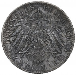 Germany, Preussen, 2 mark 1901 - 200 years of Kingdom of Prussia