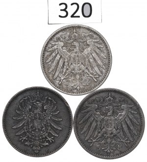 Germany, Lot 1 mark 1886-1912